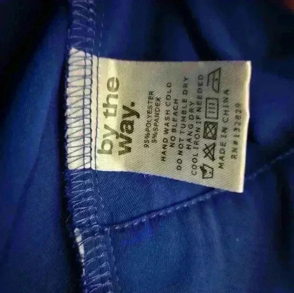 NWT BY THE WAY Yasmin Tie Back Crop Top - Picture 4 of 6